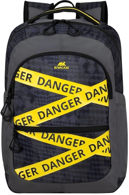 Torba na laptopa RIVACASE 5431 15.6" Grey Camo - obraz 2