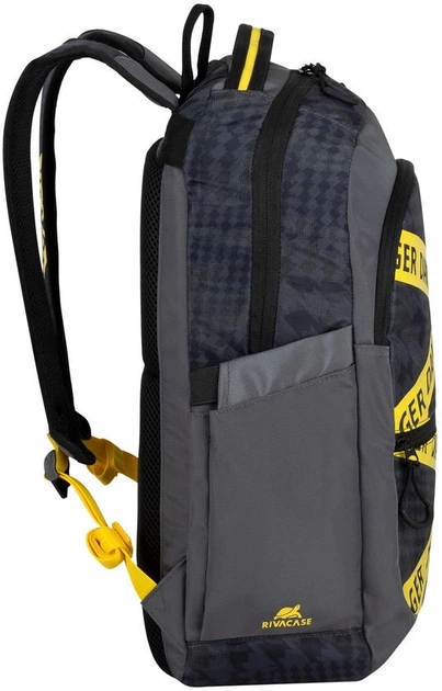 Torba na laptopa RIVACASE 5431 15.6" Grey Camo - obraz 3