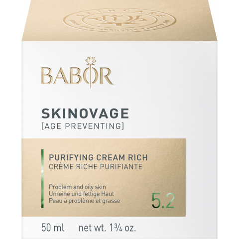 Насыщенный очищающий крем Babor для жирной и проблемной кожи лица SKINOVAGE Purifying Cream Rich 50 мл - изображение 4
