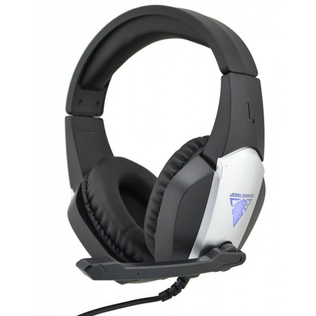 Игровые наушники с микрофоном Jedel GH-220 с подсветкой Чёрные купить в ...