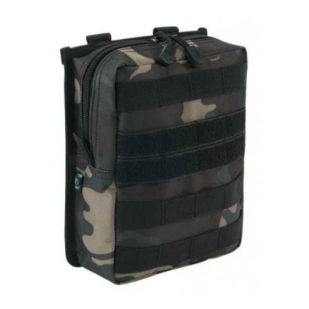Тактична сумка/підсумок Brandit Molle Pouch Cross 21 x 17 x 7 см Black Camouflage (8045-4) - зображення 1