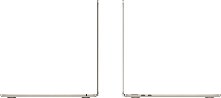 Laptop Apple MacBook Air 13.6" M2 16/256GB 2022 (MC7W4RU/A) (QWERTY+cyrylica) Starlight - obraz 3
