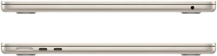 Laptop Apple MacBook Air 13.6" M2 16/256GB 2022 (MC7W4RU/A) (QWERTY+cyrylica) Starlight - obraz 4