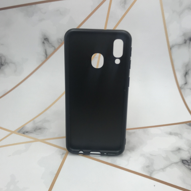 Силиконовый чехол с блёстками для Samsung Galaxy А40 (2019) А405 ...