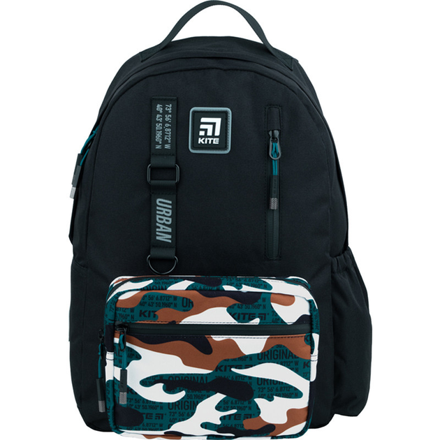 Рюкзак подростковый Kite Education K22-949M-2 600 г 41х28х12 см черный ...