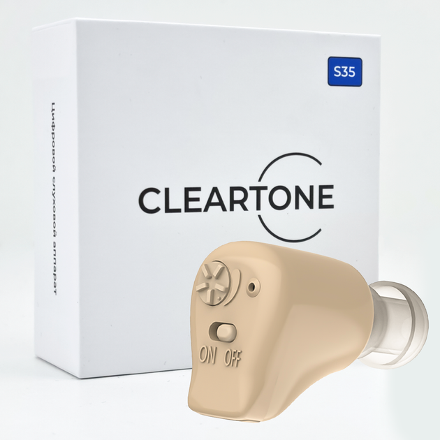 Слуховой аппарат CLEARTONE S35 с цифровым чипом внутриушной универсальный - изображение 4