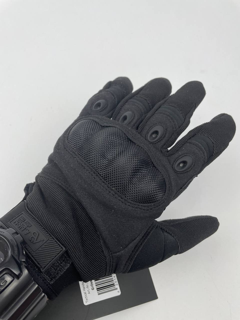 Тактичні рукавиці Чорні Без Бренду (М) - зображення 1
