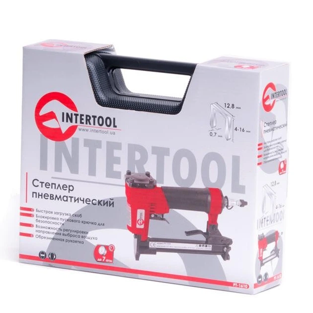 Степлер пневматический под скобу INTERTOOL PT-1610 - изображение 5