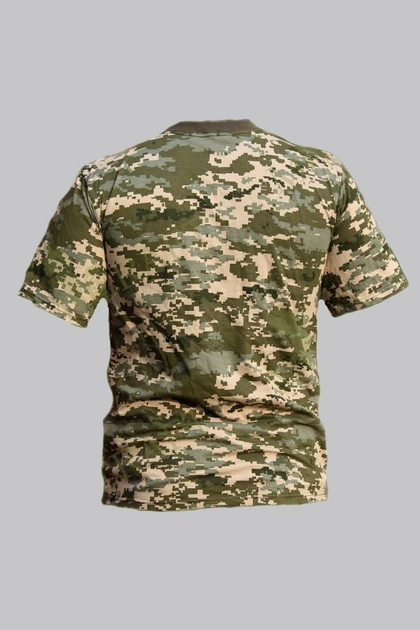 Футболка Пиксель ЗСУ , летняя военная футболка мужская , тактическая футболка военнослужащих всу, размер L - изображение 2