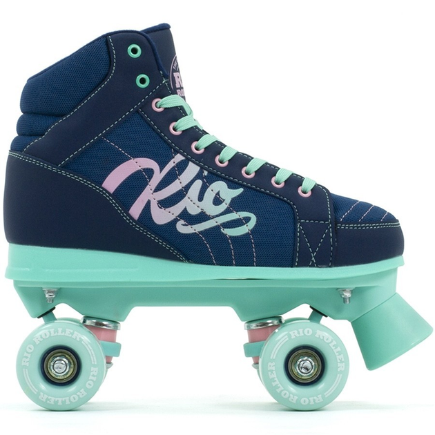 Ролики Rio Roller Lumina 37 Синій-Зелений 