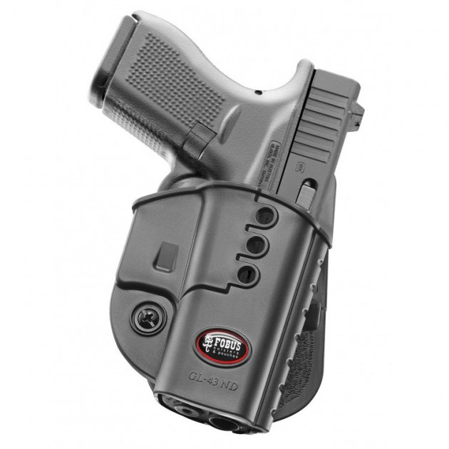 Кобура Fobus для Glock 43 з поясним фіксатором під ліву руку (1013-2370.23.24) - зображення 1