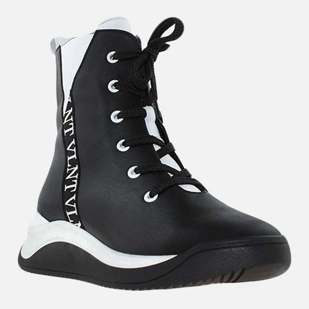 Акція на Жіночі зимові черевики високі Alamo RaКерол0-204 37 24 см Чорні від Rozetka