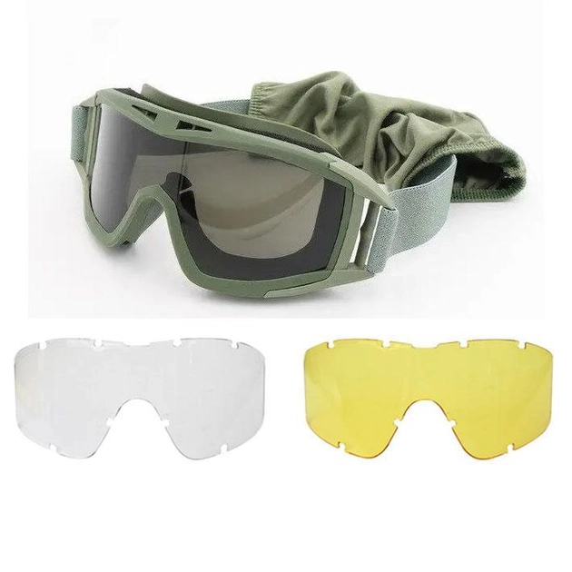 Тактические очки многофункциональные со сменными линзами - изображение 1