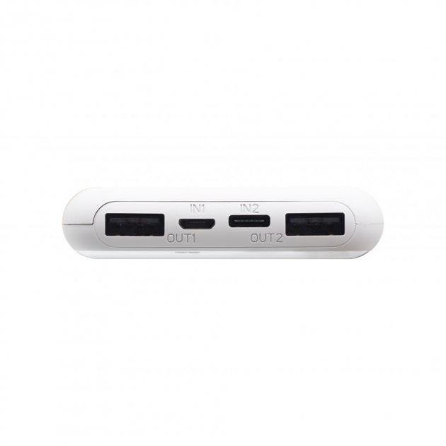 Портативное зарядное устройство Power Bank Hoco J52 New Joy 10000mAh Wihte / ПОДАРОК кабель для телефона - изображение 3