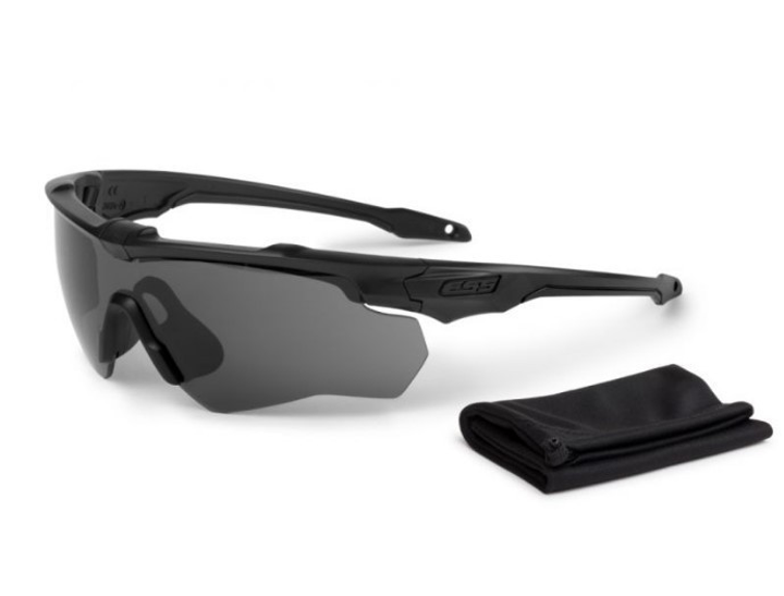 Тактичні балістичні окуляри ESS Crossblade Smoke Gray - изображение 1