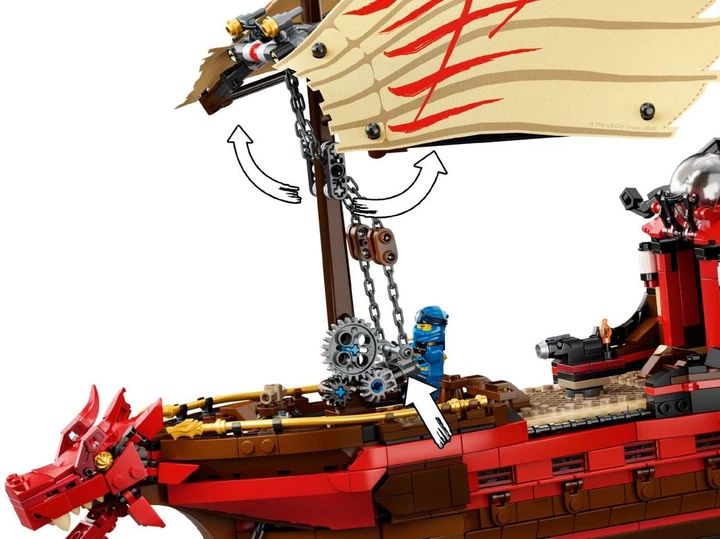Lego Ninjago Летающий корабль Мастера Ву Лего ниндзяго 71705