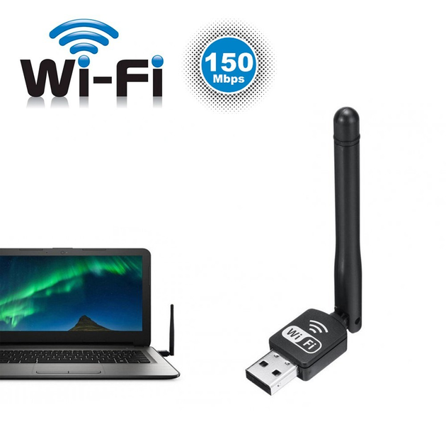 USB WI-FI Адаптер WF-2\LV-UW10-2DB юсб вай-фай адаптер для пк и .