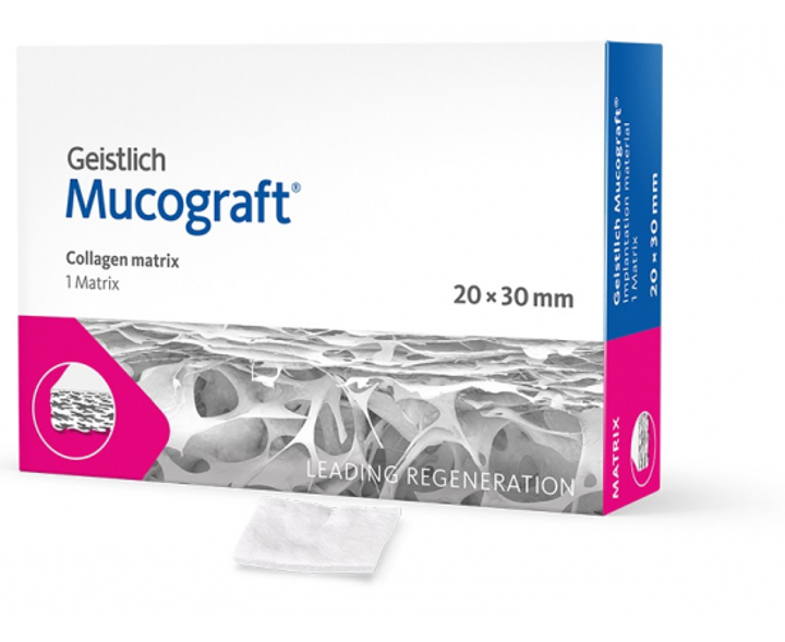 Mucograft Мембрана 20 x 30 мм, Geistlich (Мукографт), 1 шт - изображение 1