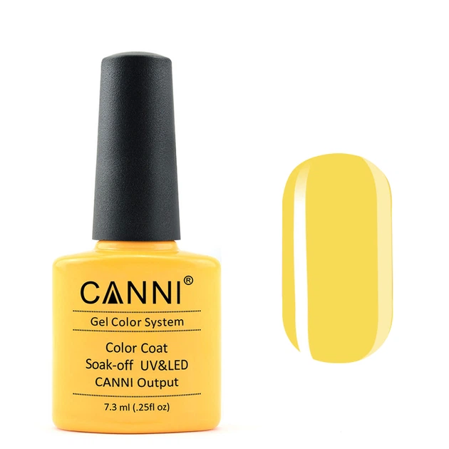 Гель-лак CANNI 231 пастельний жовтий, 7,3 ml - зображення 2