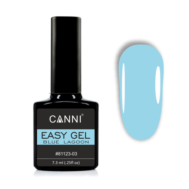 Easy gel Canni 03 BLUE LAGOON, 7,3 ml - Фото 1 Easy gel Canni 03 BLUE LAGOON, 7,3 ml - изображение 1