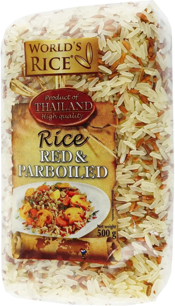 Смесь риса World's Rice Парбоилд+Красный 500 г (0.5 кг) (4820009102491 ...
