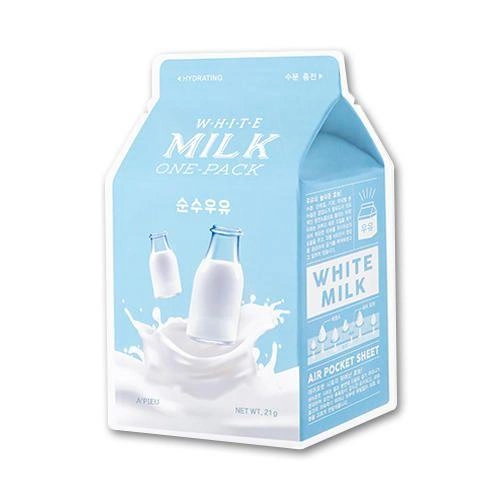 Маска Apieu увлажняющая с молоком тканевая White Milk One Pack 