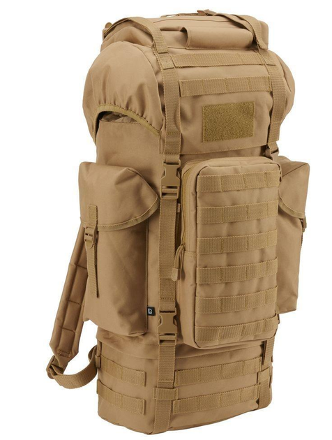 Військовий тактичний рюкзак Brandit Molle Battle Camel Койот 65 л - зображення 1