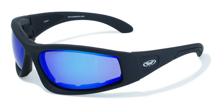 Очки защитные с уплотнителем (тактические) Global Vision Triumphant (G-Tech blue) синие зеркальные - изображение 1