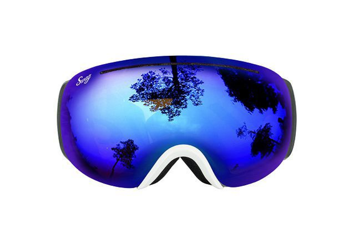 Лыжные маски Swag Pipe Vision (G-Tech blue) Anti-Fog, синие зеркальные - изображение 2