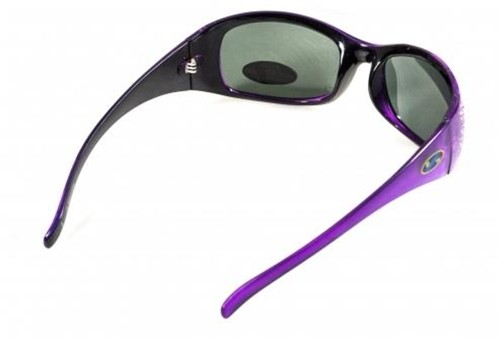 Очки поляризационные BluWater Biscayene Purple Polarized (gray) серые - изображение 2