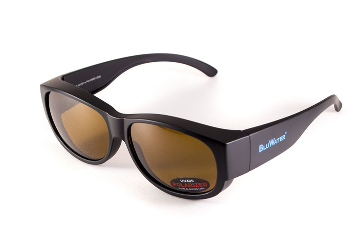 Окуляри поляризаційні BluWater OverBoard Polarized (brown) коричневі - зображення 1