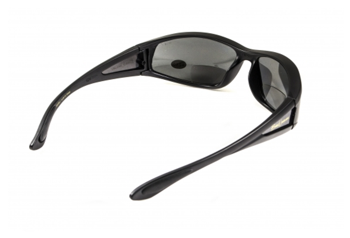 Біфокальні поляризаційні захисні окуляри 3в1 BluWater Winkelman-2 Polarize (gray) сірі - зображення 2