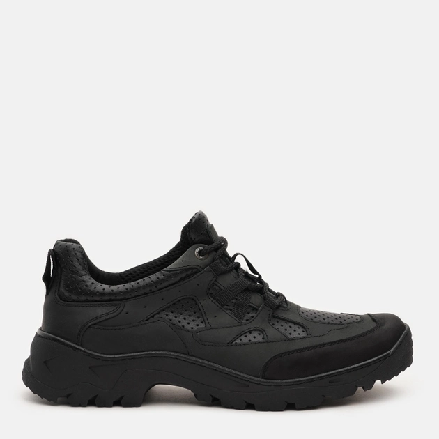 Мужские тактические кроссовки Prime Shoes 524 Black Leather 05-524-30100 40 (26.5 см) Черные (PS_2000000187068) - изображение 1