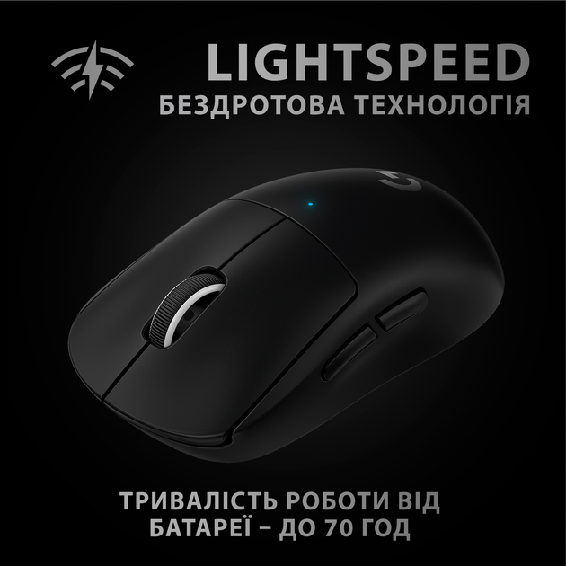 Мышь Logitech G Pro X Superlight Wireless Black (910-005880