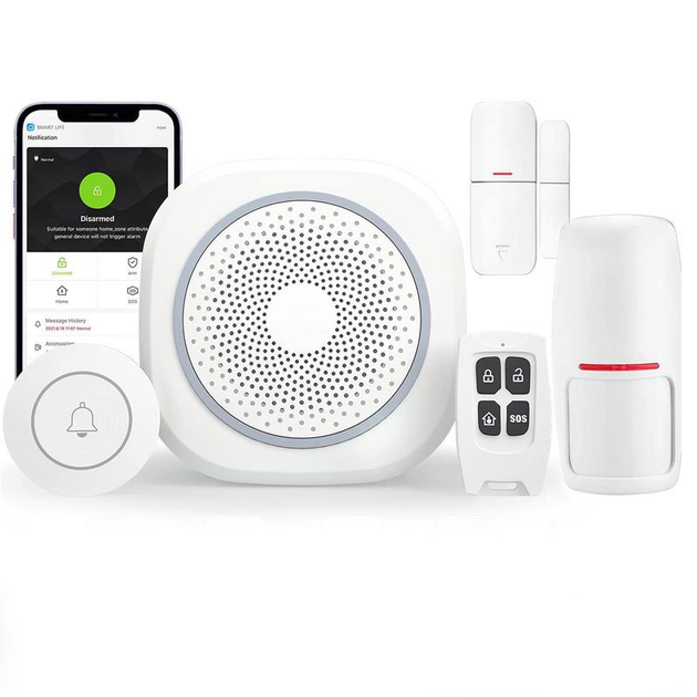 Комплект wifi сигнализации Tuya Smart с беспроводными датчиками ...