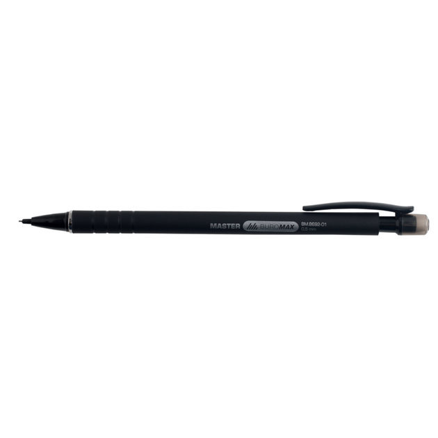 Карандаш механический Buromax Master Rubber Touch 0.5мм черный (BM.8692-01) - Фото 1 Карандаш механический Buromax Master Rubber Touch 0.5мм черный (BM.8692-01) - изображение 1