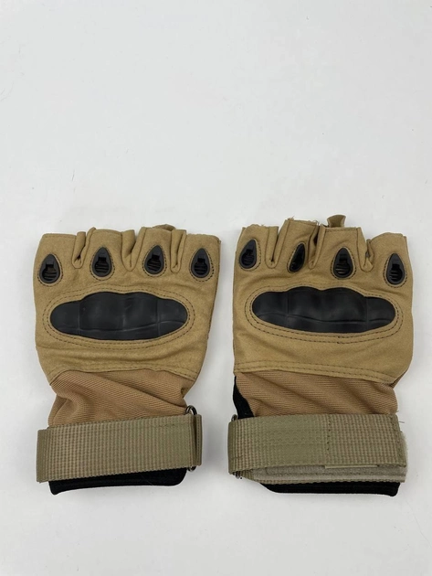 Тактичні рукавиці Пісок COMBAT (M) - зображення 1