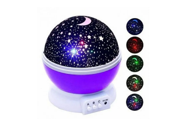 Нічник проектор зоряне небо 3D Star Master Big Violet - изображение 3