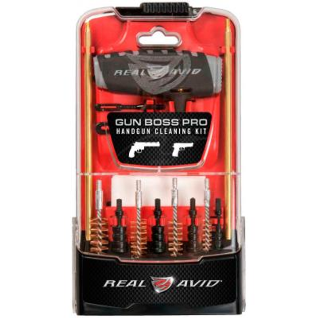 Набір для чистки зброї Real Avid Gun Boss Pro Handgun Cleaning Kit (AVGBPRO-P) - зображення 1