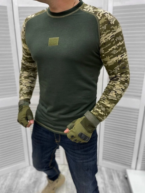 Рубашка тактическая кофта с длинным рукавом армейская S - изображение 2