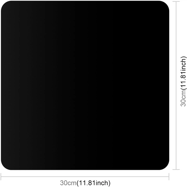 Tło akrylowe do fotografii przedmiotowej Puluz 30 cm, czarne - obraz 4