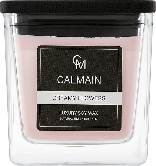 Ароматична свічка "Вершкові квіти" - Calmain Candles Creamy Flowers 430g (936805-58225) - Фото 1 Ароматична свічка "Вершкові квіти" - Calmain Candles Creamy Flowers 430g (936805-58225) - изображение 1