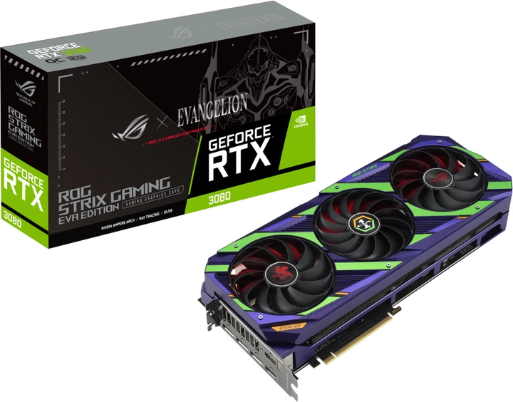 Видеокарта Asus PCI-Ex GeForce RTX 3080 ROG Strix EVA Edition OC