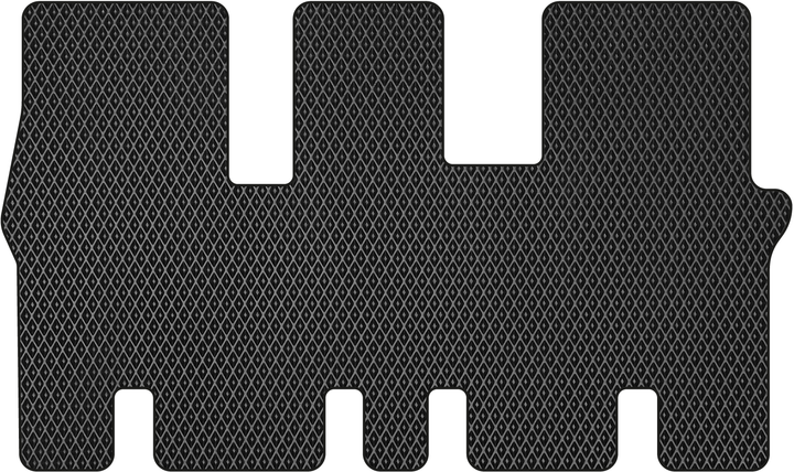 Акція на Суцільний килимок третього ряду EVAtech для Hyundai ix55 2006-2013 1 шт Чорний від Rozetka