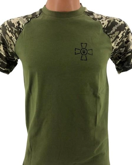 Тактична футболка ЗСУ, футболка для війскових олива Headbagrv M - зображення 1