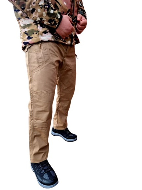 Тактические штаны брюки мужские Койот ripstop, COYOTE - Reis XL - изображение 2