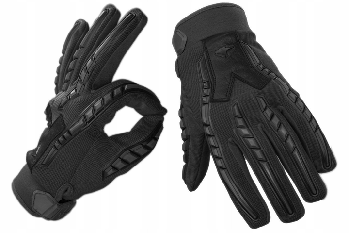 Тактические перчатки TEXAR DRAGO ORIGINAL черный M - изображение 1