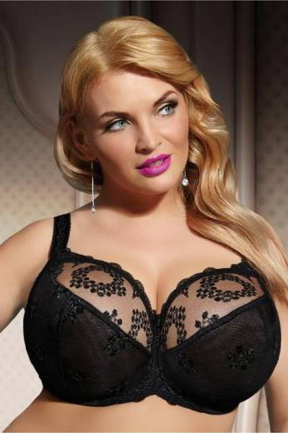 Женский мягкий бюстгальтер Kris Line Fortuna soft black 90D Черный от ...