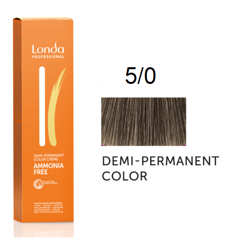 Крем-краска Londa Professional без аммиака 5-0 Светло-коричневый 60 мл. - Фото 1 Крем-краска Londa Professional без аммиака 5-0 Светло-коричневый 60 мл. - изображение 1