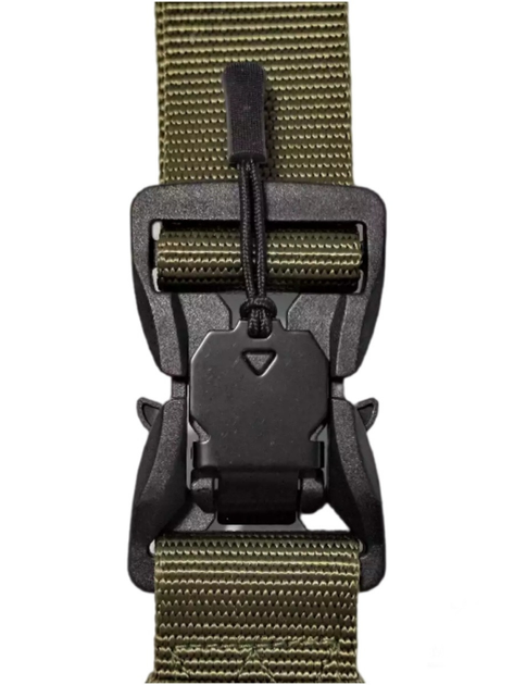 Ремень тактический Assault Belt AB-M16 с магнитной пряжкой 125 см Green (3_00342) - изображение 2